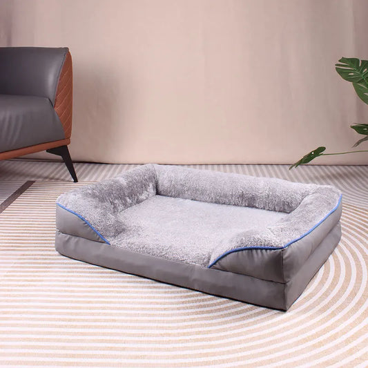 Winter Pet Dog Bed Sofa Deep Sleep Memory Foam Dog Bed Small Medium Large Square Thickened Warm Mat Kennel Dog Products