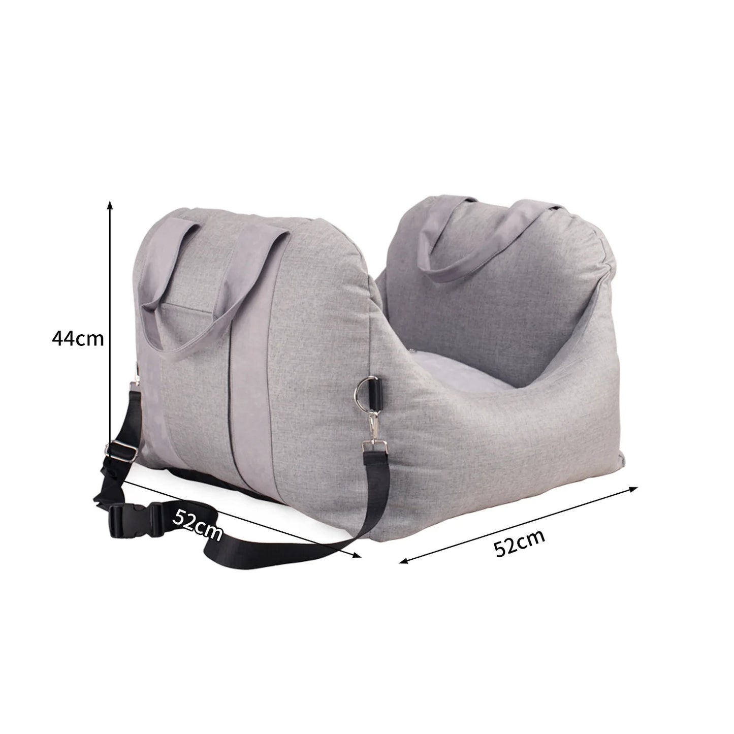 Pet Car Seat Kennel Small Medium-sized Dog Leashes Waterproof Removable Car Dog Pad Pet Co-pilot Safety Seat Nest Pet Supplies