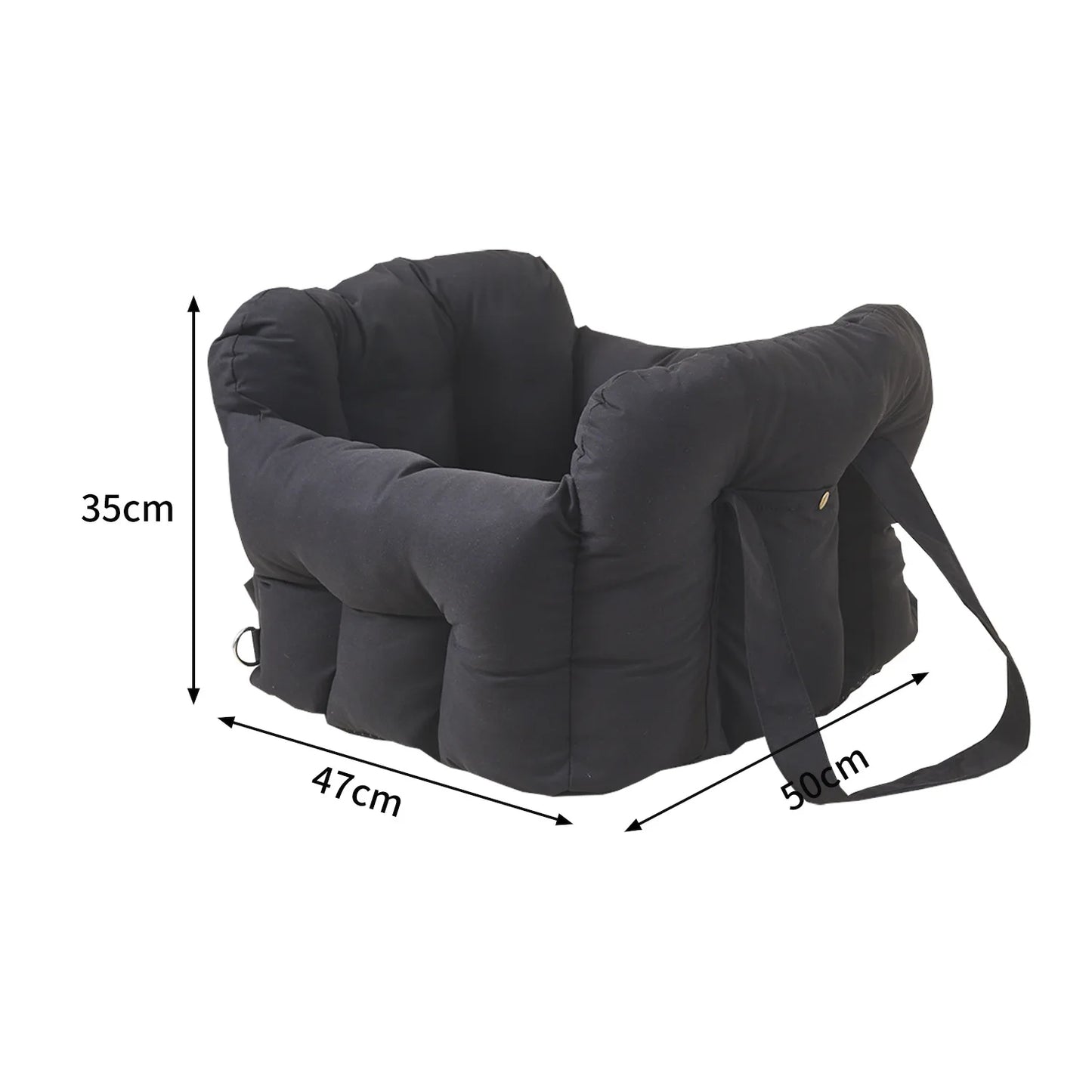 Pet Car Seat Kennel Small Medium-sized Dog Leashes Waterproof Removable Car Dog Pad Pet Co-pilot Safety Seat Nest Pet Supplies