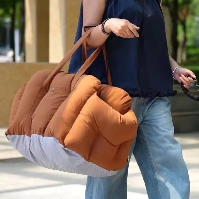 Pet Car Seat Kennel Small Medium-sized Dog Leashes Waterproof Removable Car Dog Pad Pet Co-pilot Safety Seat Nest Pet Supplies