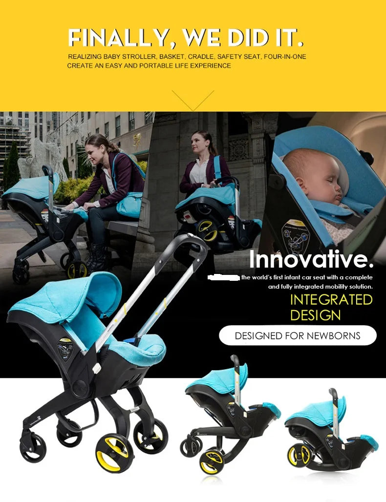 Compact Baby Stroller Lightweight Baby Stroller Newborns Buggies Stroller  Foldable Mother-Kids Travel Baby Car Mom