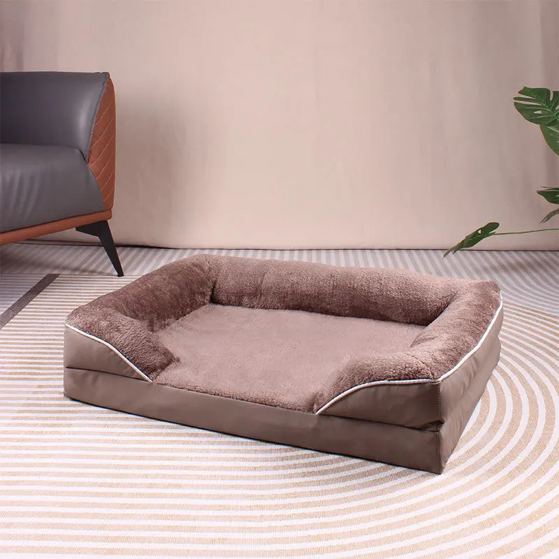 Winter Pet Dog Bed Sofa Deep Sleep Memory Foam Dog Bed Small Medium Large Square Thickened Warm Mat Kennel Dog Products